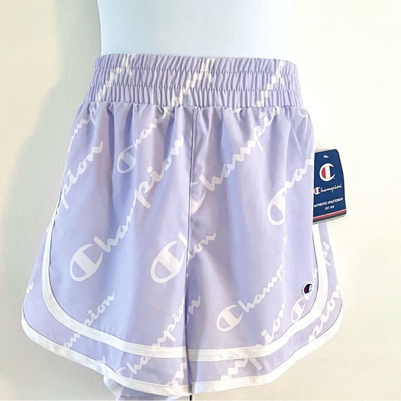 NWT Youth Girls' CHAMPION Logo Active Shorts - Picture 3 of 9